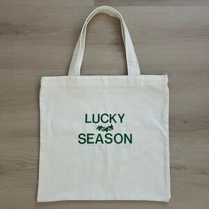 Handsewn embroidered tote bag